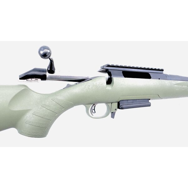 Ruger American 6mmCM, OD Green Synth. Stock, Threaded, Excellent Condition