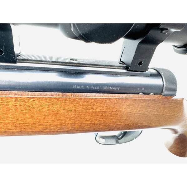 Diana Model 34 .177 Air Rifle, Diana 6-24x50 Red/Green MilDot AO, Excellent Condition