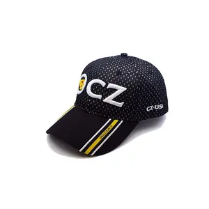 CZ CZ Logo Sport Cap, Black / White / Gold