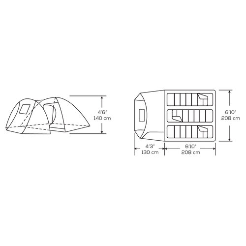 Kuma Bear Den 3 Tent Kuma Bear Den 3 Tent
