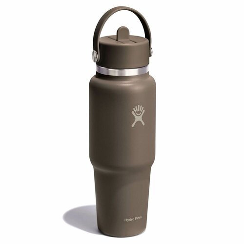 Hydro Flask Wide Mouth Travel Bottle with Matching Flex Straw Cap 32oz