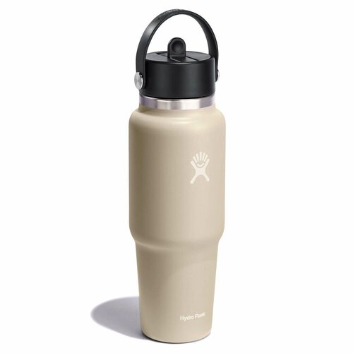 Hydro Flask Wide Mouth Travel Bottle with Matching Flex Straw Cap 32oz