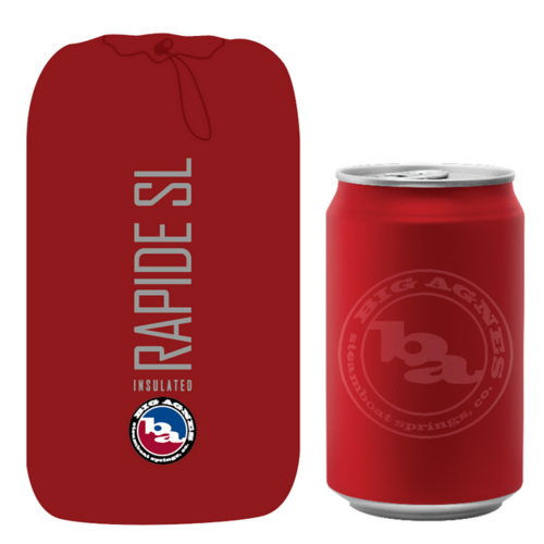 Big Agnes Rapide SL Insulated Sleeping Pad Orange Wide Regular