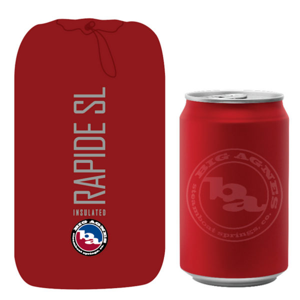 Big Agnes Rapide SL Insulated Sleeping Pad Orange Wide Regular