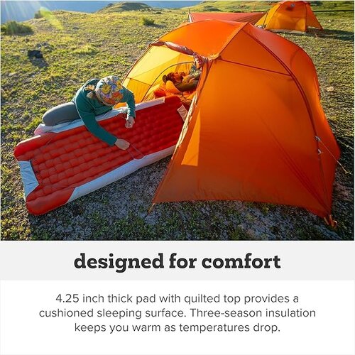Big Agnes Rapide SL Insulated Sleeping Pad Orange Wide Regular