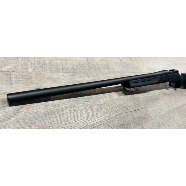 Remington Model 700 Varminter HB .22-250, Custom Brass Bolt Knob, Unfired Like-New Condition