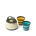 Sea to Summit Collapsible Kettle Cook Set (2 Person - 3 Pieces with 2 Cups)