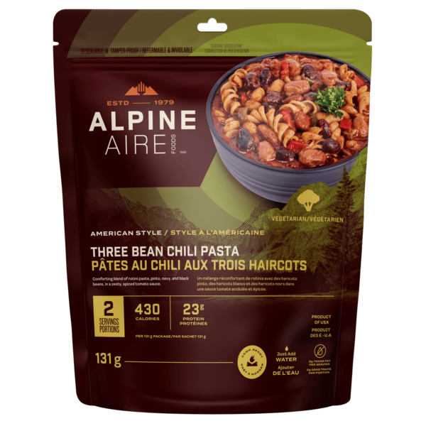 AlpineAire Three Bean Chili Pasta