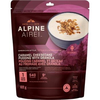 AlpineAire Caramel Cheesecake Pudding with Granola