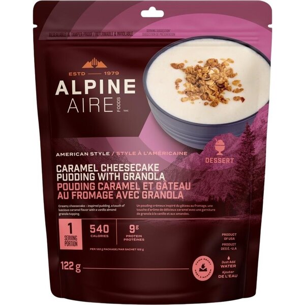 AlpineAire Caramel Cheesecake Pudding with Granola