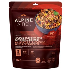 AlpineAire Mexican Style Beef Bowl with Rice and Beans