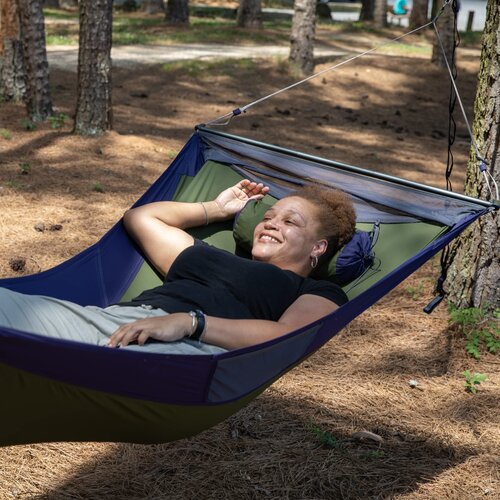 ENO SkyLoft Hammock Navy Olive ENO SkyLoft Hammock Navy Olive