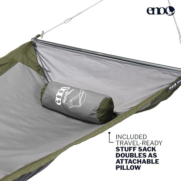ENO SkyLoft Hammock Olive/Grey