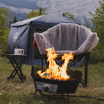 Kuma Teddy Bear Camp Chair Cover - Light Grey