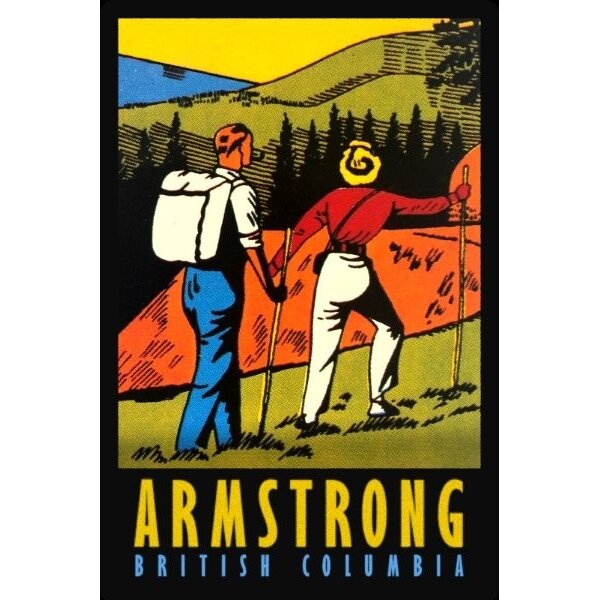 Hilda74 Retro Designs Monashee Armstrong Canada Stickers