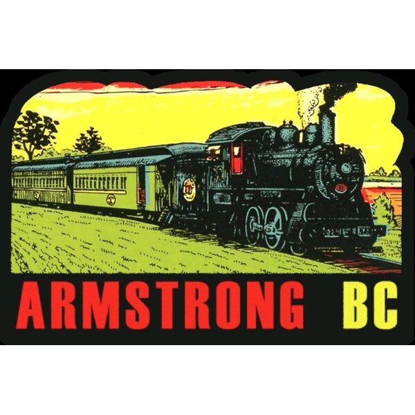Hilda74 Retro Designs Monashee Armstrong Canada Stickers