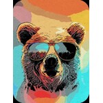 Hilda74 Retro Designs Retro Designs Sticker