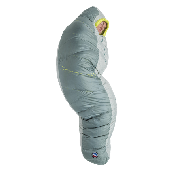 Big Agnes Sidewinder 20F/7C Long Chinois Green/Mercury/Evening Primrose