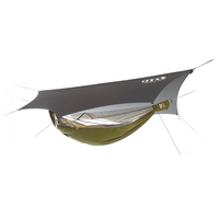 JungleLink Hammock System Grey/Evergreen