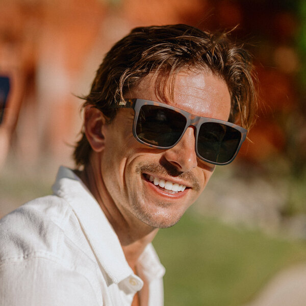 Suncloud Quiver Matte Yellow Tortoise / Polar Gray Green