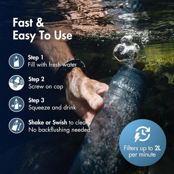 Katadyn BeFree AC Bottle .7L - Smoke