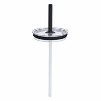 Press-In Straw Lid Clear Large