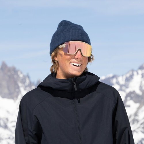 Smith WildCat Matte Summit / ChromaPop Rose Gold Mirror with Spare  Lense