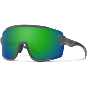 Smith Smith Wildcat Matte Cement / ChromaPop Green Mirror with bonus Clear lense