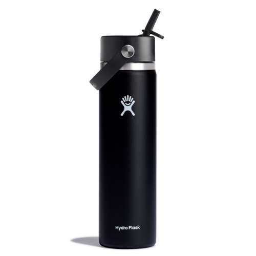 Hydro Flask Wide Mouth with Matching Flex Straw Cap 24oz