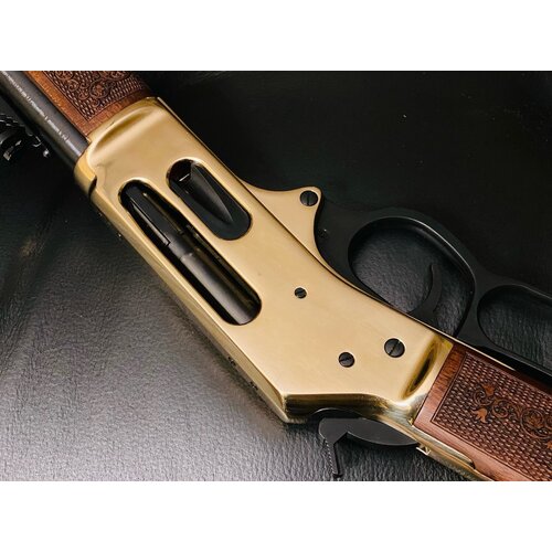 Henry Repeating Arms Co. 45-70 Side Gate Lever Action Brass & Walnut 5 Round