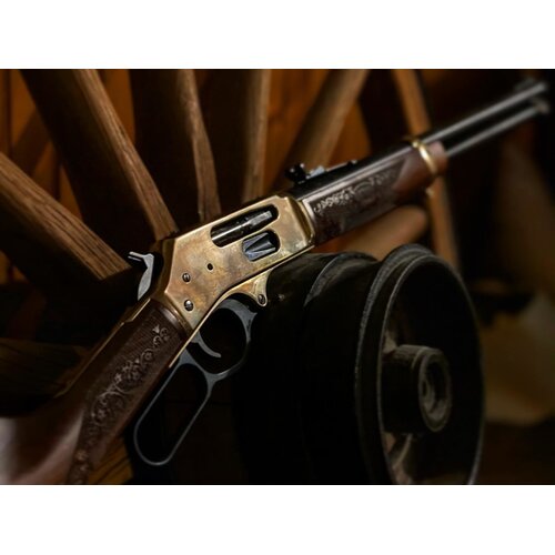 Henry Repeating Arms Co. 45-70 Side Gate Lever Action Brass & Walnut 5 Round