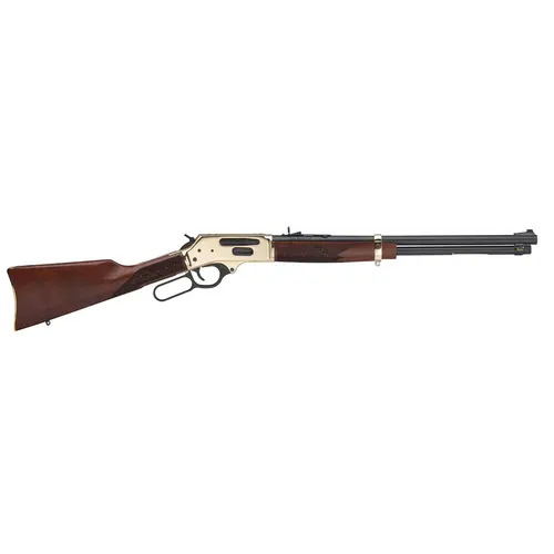 Henry Repeating Arms Co. 45-70 Side Gate Lever Action Brass & Walnut 5 Round