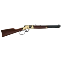 357 Mag / 38 Spl Big Boy Brass Carbine Side Gate Lever Action 16" Octagonal Walnut