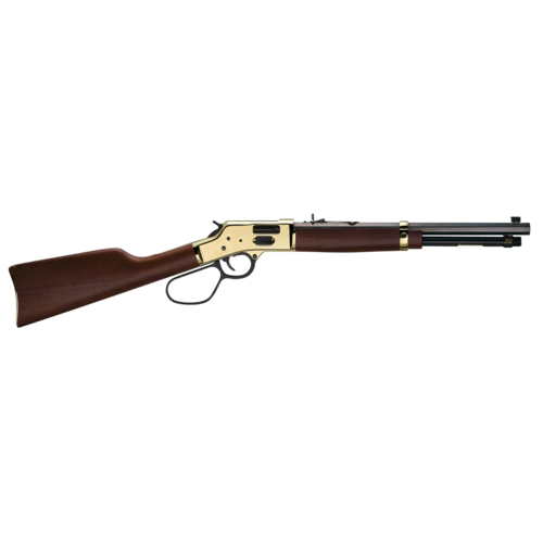 Henry Repeating Arms Co. 357 Mag / 38 Spl Big Boy Brass Carbine Side Gate Lever Action 16" Octagonal Walnut