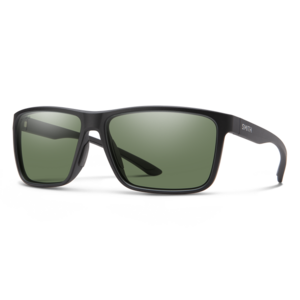 Smith Riptide with ChromaPop Matte Black Polarized Gray Green