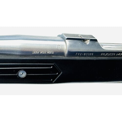 Ruger M77 MKII  .338WM Stainless, 24" Lightweight Black Synthetic,  Good Condition