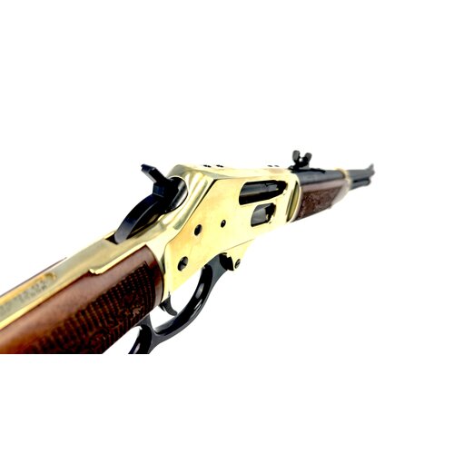 Henry Repeating Arms Co. 30-30 H024, Brass Receiver and Barrel Band, SideGate, Fancy Walnut, Unfired