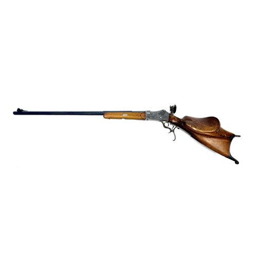 J Kugler Schuetzen Rifle 8.15x46R, Martini Style Action, Very Good Condition, Circa 1908-20