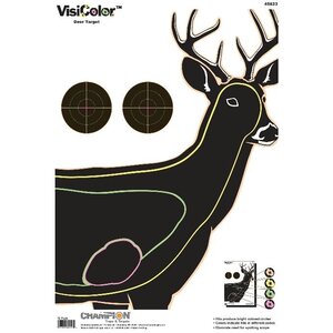 Champion Deer Target Adhesive VisiColor 13x18" - 10 pack Champion Deer Target Adhesive VisiColor 13x18" - 10 pack