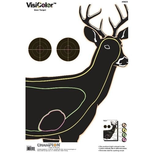 Champion Deer Target Adhesive VisiColor 13x18" - 10 pack Champion Deer Target Adhesive VisiColor 13x18" - 10 pack