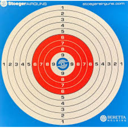 Stoeger 100 Airgun Targets, 14 x 14cm