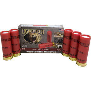 Lightfield Nova Mega Blank Wildlife Control Ammunition 12 Gauge 2 3/4" Lightfield Nova Mega Blank Wildlife Control Ammunition 12 Gauge 2 3/4"