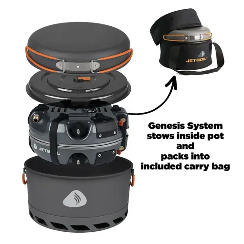 JetBoil Genesis Basecamp Stove System - Grey JetBoil Genesis Basecamp Stove System - Grey