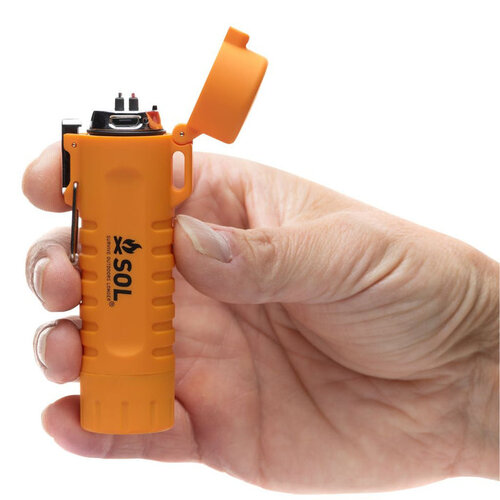SOL Fuel Free Lighter, Plasma with Flashlight USB Rechargable SOL Fuel Free Lighter, Plasma with Flashlight USB Rechargable
