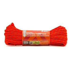 SOL Utillity Fire Lite Reflective Tinder Cord 100ft SOL Utillity Fire Lite Reflective Tinder Cord 100ft