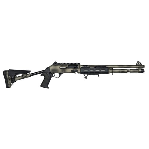 Federation Firearms SA-4 Competition Distressed Grey 12 Gauge 3" Semi Auto, Aluminum M-LOK Handguard, Dual Piston Gas System, 18.7" Ported Barrel, AFG, Picatinny Barrel Band, Shell Holder, Adj Stock, Ghost Ring Sights, SA4 Federation Firearms SA-4 Competition Distressed Grey 12 Gauge 3" Semi Auto, Aluminum M-LOK Handguard, Dual Piston Gas System, 18.7" Ported Barrel, AFG, Picatinny Barrel Band, Shell Holder, Adj Stock, Ghost Ring Sights, SA4