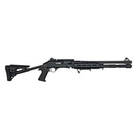 SA-4 Competition Black 12 Gauge 3" Semi Auto, Aluminum M-LOK Handguard, Dual Piston Gas System, 18.7" Ported Barrel, AFG, Picatinny Barrel Band, Shell Holder, Adj Stock, Ghost Ring Sights, SA4