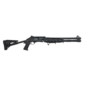 Federation Firearms SA-4 Competition Black 12 Gauge 3" Semi Auto, Aluminum M-LOK Handguard, Dual Piston Gas System, 18.7" Ported Barrel, AFG, Picatinny Barrel Band, Shell Holder, Adj Stock, Ghost Ring Sights, SA4 Federation Firearms SA-4 Competition Black 12 Gauge 3" Semi Auto, Aluminum M-LOK Handguard, Dual Piston Gas System, 18.7" Ported Barrel, AFG, Picatinny Barrel Band, Shell Holder, Adj Stock, Ghost Ring Sights, SA4