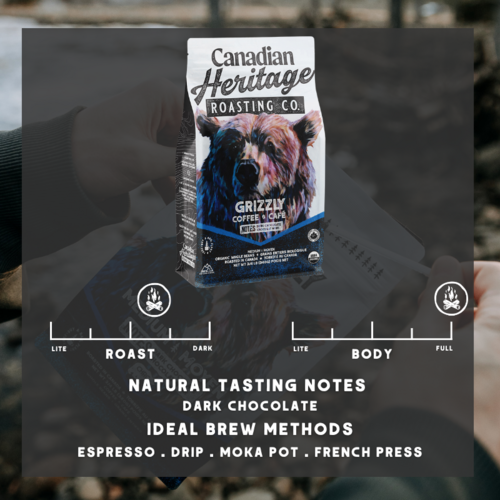 Grizzly Coffee - Medium Roast Beans (340g) Grizzly Coffee - Medium Roast Beans (340g)