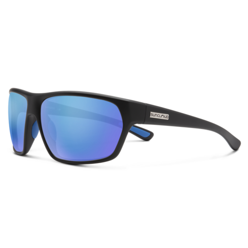 Suncloud Boone Matte Black / Polar Blue Mirror